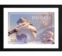 ABYSTYLE - LEAGUE OF LEGENDS Tirage encadré Poro (30x40 cm)