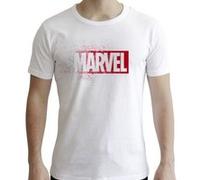 ABYstyle - Marvel - T-Shirt - Logo - Blanc - Homme (XL) Blanc G