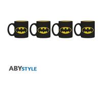 ABYSTYLE Ensemble de 4 tasses expresso Batman Iconique DC Comics