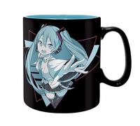 ABYSTYLE - Mug Grand Contenant HATSUNE MIKU - Produit Officiel - 460 ml - Céramique - Design Collector de la Diva Virtuelle