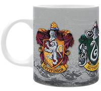 ABYSTYLE - Mug HARRY POTTER Les 4 Maisons - Produit Officiel - Contenance 320 ml - Céramique Haute Qualité