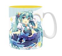 ABYstyle - Mug HATSUNE MIKU Mélodie - Produit Officiel - Grand Contenant 460 ml - Céramique Haute Qualité - Design Vocaloid