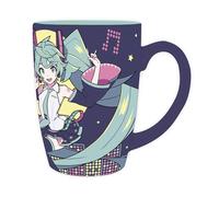 ABYSTYLE - Mug HATSUNE MIKU - Produit Officiel - Céramique - Contenance 400 ml - Design Manga