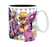 ABYSTYLE - Mug JOJO’S BIZARRE ADVENTURE Golden Wind - Produit Officiel - 460 ml - Impression Haute Qualité - Boîte Cartonnée