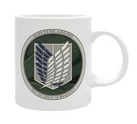 ABYSTYLE - Mug L’ATTAQUE DES TITANS Bataillon d’Exploration - Produit Officiel - 320 ml - Impression Haute Qualité - Compatible Micro-ondes & Lave-vaisselle