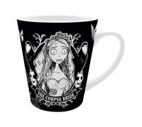 ABYSTYLE - Mug LES NOCES FUNÈBRES Emily - Produit Officiel - 250 ml - Céramique Haute Qualité - Design Tim Burton