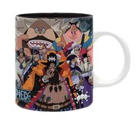 ABYSTYLE - Mug ONE PIECE Équipage de Barbe Noire - Produit Officiel - 320 ml - Impression Haute Qualité - Boîte Cartonnée