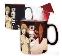 ABYSTYLE - Mug Thermo-Réactif CHAINSAW MAN Denji & Aki - Produit Officiel - 460 ml - Change au Contact de la Chaleur