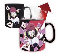 ABYSTYLE - Mug Thermoréactif HUNTER X HUNTER Gon & Hisoka - Produit Officiel - 460 ml - Change au Contact de la Chaleur - Céramique Haute Qualité