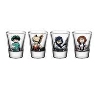 ABYSTYLE Set de 4 shooters My Hero Academia – Héros (GB Eye)