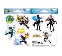 ABYstyle Stickers My Hero Academia – Héros Villains – 16 x 11 cm, 2 planches