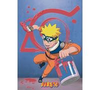 ABYstyle - NARUTO Poster Naruto & emblème Konoha (52 x 38 cm)