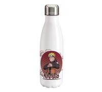 ABYSTYLE Naruto & Sasuke Bouteille d'eau en acier inoxydable de 500 ml | Bouteille d'eau Naruto | Bouteille d'eau | Étanche et légère | Marchandises Naruto | Naruto Gifts