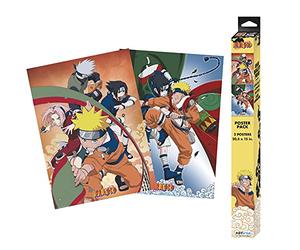 ABYSTYLE - NARUTO - Set 2 Chibi Posters - Equipe 7 (52x38cm)