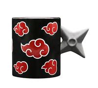 ABYSTYLE Naruto Shippuden Akatsuki Clouds Mug 3D Shuriken avec poignée Shuriken 40 ml