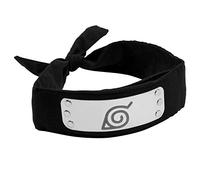 Bandeau - ABYstyle - Naruto Shippuden - Konoha - Tissu 90x5 cm - Plaque métal 12,5x4 cm
