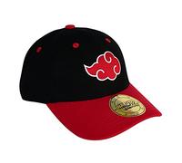 ABYstyle - Naruto Shippuden Casquette Akatsuki - Produit Officiel - Taille Adulte Réglable - Design Nuage Rouge - Accessoire Streetwear Geek