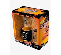 ABYSTYLE Naruto Shippuden Coffret cadeau comprenant 1 verre à boisson, 1 verre à shot et 1 tasse à expresso