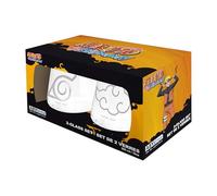 ABYSTYLE Naruto Shippuden Lot de 2 gobelets en verre Konoha et Akatsuki de 250 ml pour la maison et la cuisine