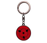 ABYSTYLE - NARUTO SHIPPUDEN - Porte-clés mécanique Sharingan, Rouge, Taille unique