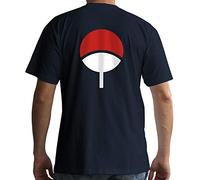 ABYSTYLE - Naruto Shippuden - T-Shirt - Uchiwa - Homme - Bleu (L)