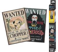ABYSTYLE - ONE PIECE - Set 2 Chibi Posters - Wanted Brook & Chopper (52x35 cm)