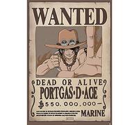 ABYSTYLE - ONE PIECE - Poster Wanted Ace (91.5x61)