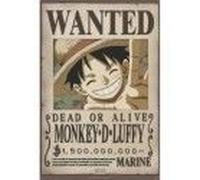 Abystyle - One Piece - Poster - Wanted Luffy New 2 (91,5 X 61 Cm)