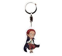 ABYSTYLE - ONE PIECE: ROUGE Porte-clés Acryl® Shanks, Munticolore, Munticolore, 6 x 3.6 cm, Munticolore, 6 x 3.6 cm