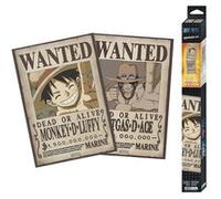 ABYstyle - One Piece - Set 2 Chibi Posters - Wanted Luffy & Ace (52x35)