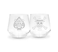 ABYSTYLE - ONE PIECE - Set de 2 verres - Luffy & Ace