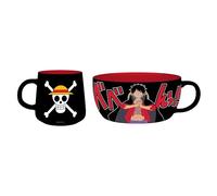ABYSTYLE - ONE PIECE Set Petit Déjeuner Mug + Bol Luffy