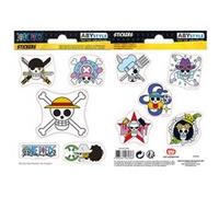 ABYstyle Stickers ONE PIECE – Skulls Équipage Luffy – 16×11 cm, 2 planches – X5