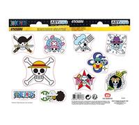 ABYSTYLE - ONE PIECE - Stickers - 16x11cm/ 2 planches - Skulls Equipage Luffy X5