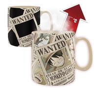 ABYstyle – Tasse ONE PIECE Wanted Abysse Corp – changeant de couleur à la chaleur – 460 ml