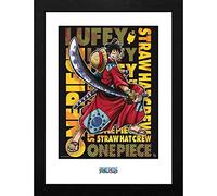 ABYSTYLE One pièce - tirage encadré luffy à wano artwork