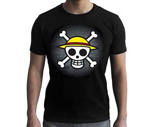 ABYstyle - ONE PIECE - Tshirt "Skull with map" homme - noir (M)