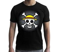 ABYstyle - One Piece - Tshirt Skull with Map Homme - Noir (XS)