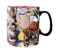 ABYSTYLE - One Punch Man Mug Thermo-réactif Héros Grand Contenant, Heat Change Heros 460ml
