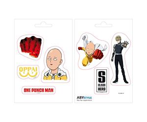 ABYSTYLE - ONE PUNCH MAN Stickers Saitama et Icônes 16 x 11 cm