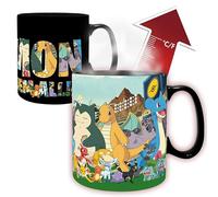 ABYSTYLE - POKÉMON Mug Thermo-réactif “Attrapez-les tous” - Produit Officiel - 460 ml - Céramique Premium - Change de Couleur à la Chaleur