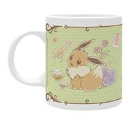 ABYSTYLE Pokémon Pikachu & Evoli Café en céramique fantaisie Tasse à café et thé 320 ml | Tasse Pokémon | Tasse à café | Marchandise Pokémon | Cadeaux Pokémon
