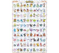 ABYSTYLE - POKEMON Poster Johto Anglais (91,5 x 61 cm)