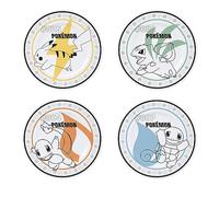 ABYSTYLE - POKEMON Set de 4 Assiettes Starters + Pikachu