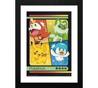 ABYSTYLE - POKEMON Tirage encadré Starters Écarlate et Violet