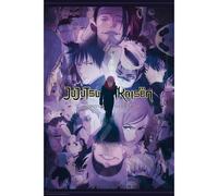 ABYSTYLE - Poster JUJUTSU KAISEN Saison 2 - Produit Officiel - Format 91,5 x 61 cm - Papier Laminé Haute Qualité - Affiche Manga Collector