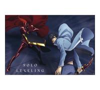GB Eye Poster Solo Leveling Jinwoo vs Igris – Produit officiel, certifié FSC – 91,5 x 61 cm