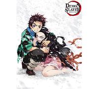 ABYSTYLE - DEMON SLAYER - Poster Tanjiro & Nezuko Neige (52x38)