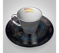 ABYSTYLE - RETOUR VERS LE FUTUR Tasse à café miroir et soucoupe DeLorean