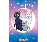 ABYstyle - SAILOR MOON - Poster Luna, Artemis & Diana roulé filmé (91.5x61cm)